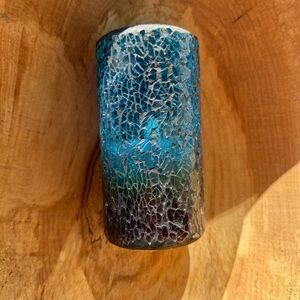 Teal Battery Powered Candle